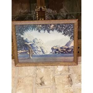 Vintage Dawn, Robert Woods Lithograph, Framed Art Print